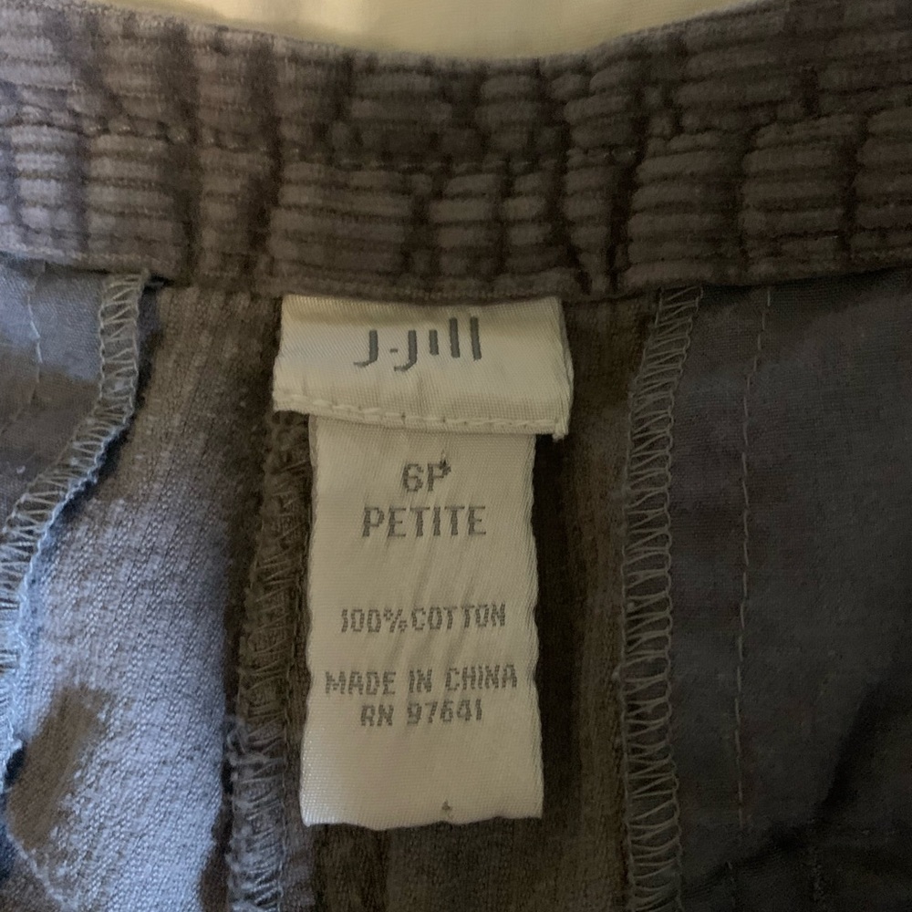 J Jill corduroy trousers Size 6P - Picture 6 of 7